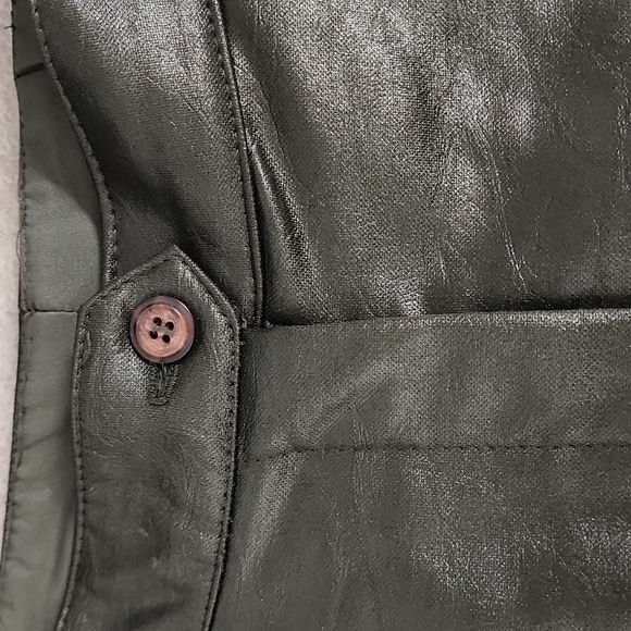 Vintage Eric Ryan Sport Faux Leather Pants - Picture 2 of 4